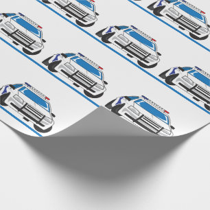 The Thin Blue Line Wrapping Paper