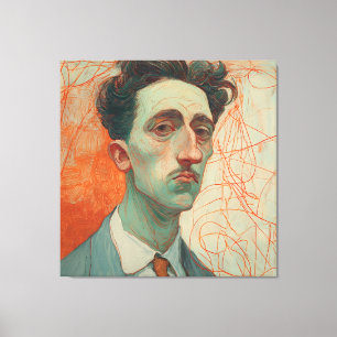 The Thin Man: Modern Expressionism Canvas Print