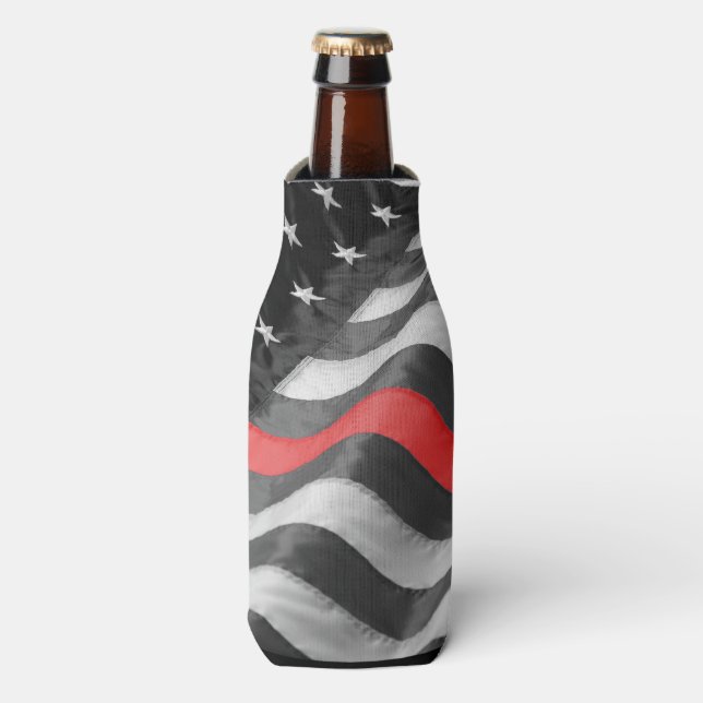 The Thin  Red Line Bottle Cooler (Bottle Front)