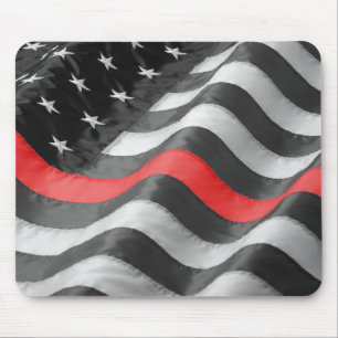 The Thin Red Line Mouse Pad