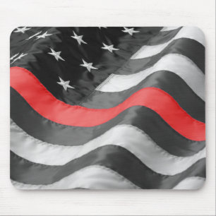 The Thin Red Line Mouse Pad