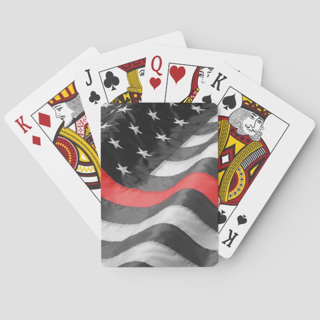 The Thin  Red Line Playing Cards (Back)