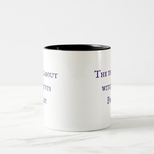 The Thing About Witch Hunts Podcast Mug  (Center)