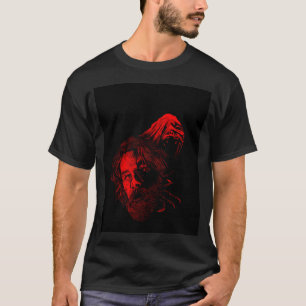 The Thing Protagonist with Monster - Red Horror Ar T-Shirt
