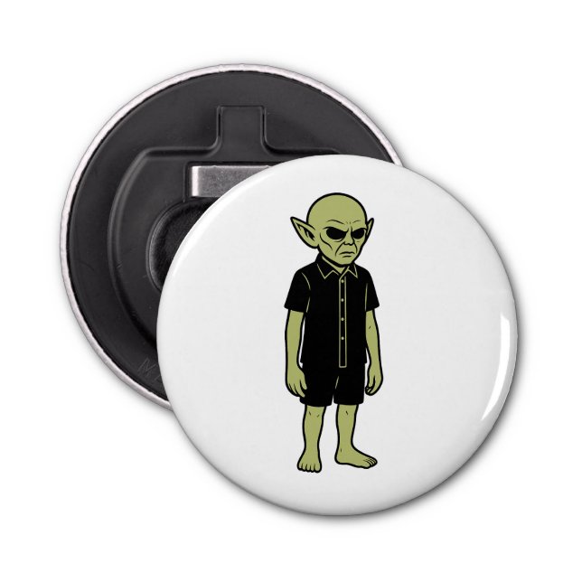 The Thing They Saw - I Believe Alien Encounter Bottle Opener (Front)