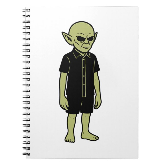 The Thing They Saw - I Believe Alien Encounter Notebook (Front)
