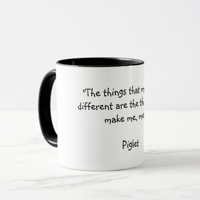 The things that make me, me! mug (Front Left)