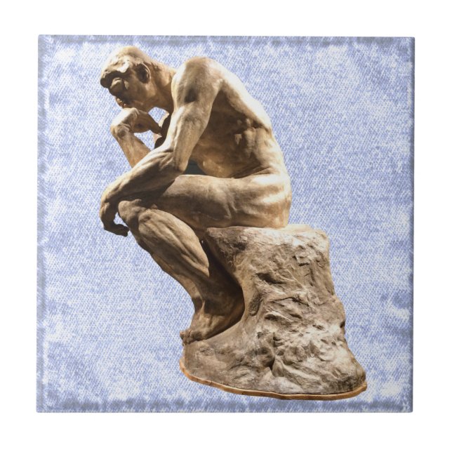 THE THINKER CERAMIC TILE (Front)