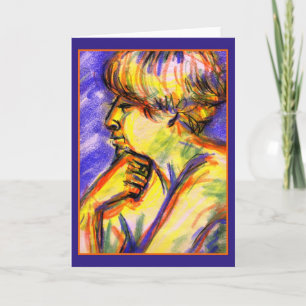 The Thinker Greeting Card