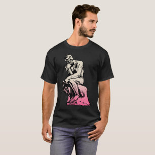 The Thinker man statue, Inspired by Rodin T-Shirt