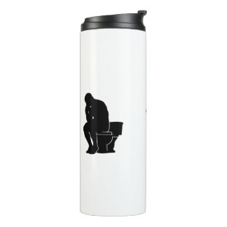 The Thinker on the Throne Thermal Tumbler