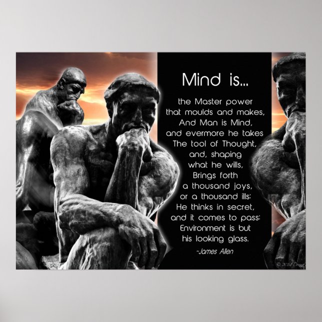 The Thinker Poster (Front)