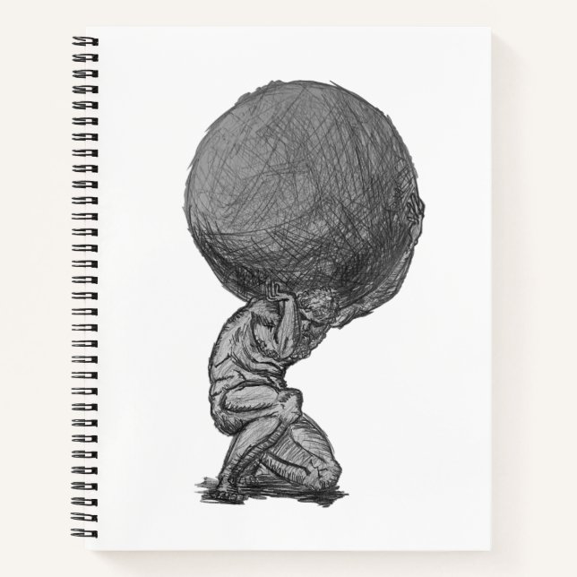 The Thinker Sketchbook Notebook (Front)