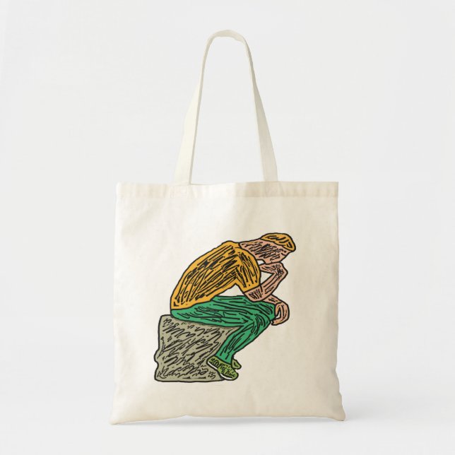 The Thinker Tote Bag (Front)