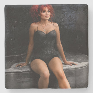 The Thinking Room stone coaster