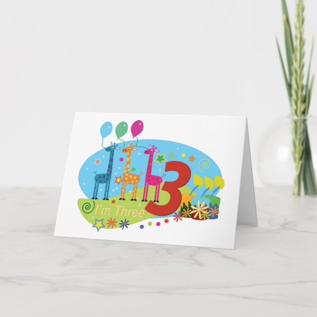 the Third Birthday Card (Front)