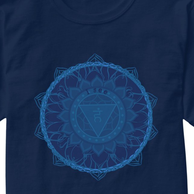 The Third Eye Chakra Mandala Ajna T-Shirt (Creator Uploaded)