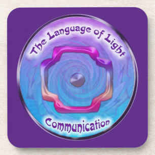 the Third Eye symbol of Communication Coaster
