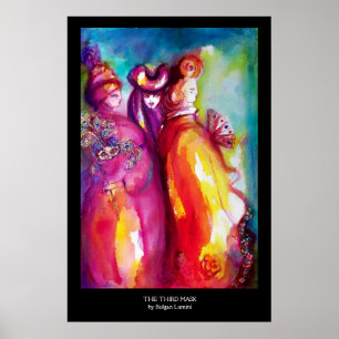 THE THIRD MASK / Venetian Carnival Masquerade Ball Poster