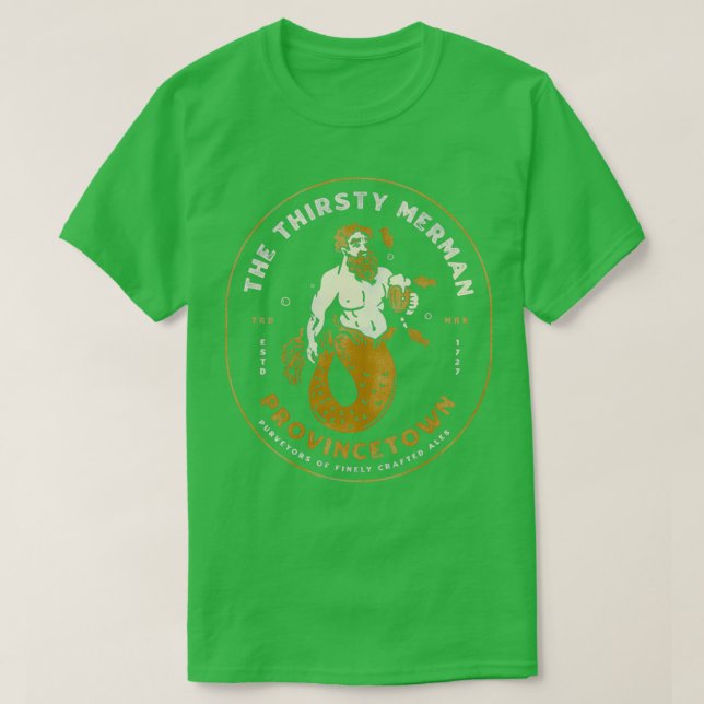 The Thirsty Merman T-Shirt (Design Front)