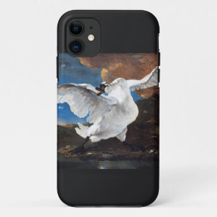 The Threatened Swan painting by Jan Asselijn Case-Mate iPhone Case
