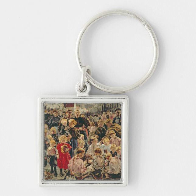 The Three Ages of a Working Man, 1895 Key Ring (Front)
