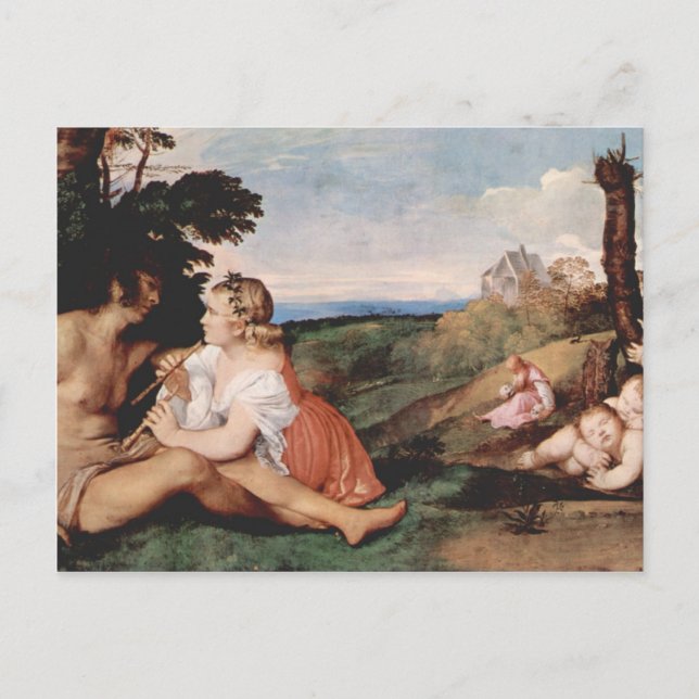 The Three Ages of Man Postcard (Front)