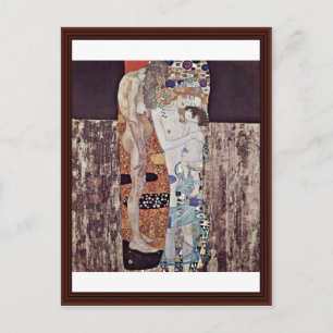 The Three Ages Of Woman By Klimt Gustav Postcard