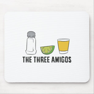 The Three Amigos Cinco De Mayo Tequila Salt And Li Mouse Pad