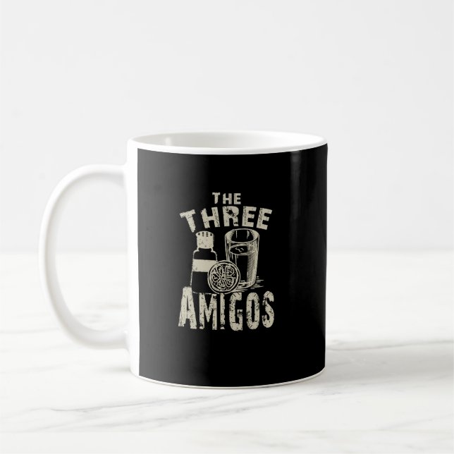 The Three Amigos Cocktail Novelty Drink Coffee Mug (Left)