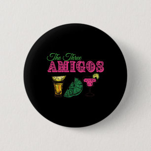 The Three Amigos Funny Cinco De Mayo 6 Cm Round Badge
