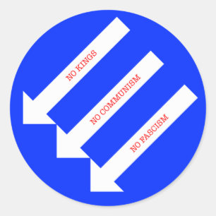 The Three Arrows Classic Round Sticker