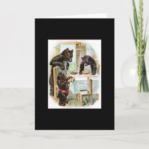The Three Bears Fairytale Greeting Card