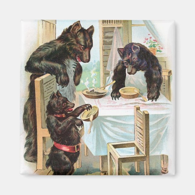 The Three Bears Fairytale Magnet (Front)