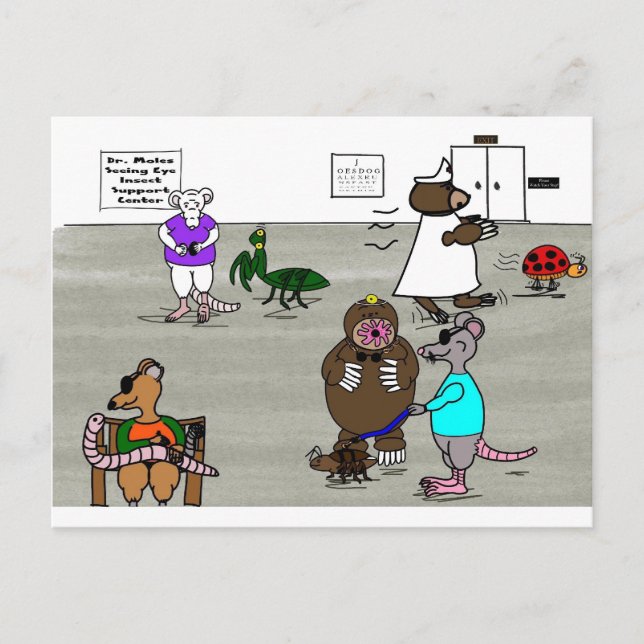 The Three Blind Mice Postcard (Front)