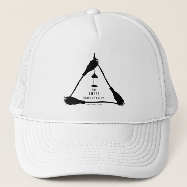 THE THREE BROOMSTICKS™ Logo Trucker Hat (Front)