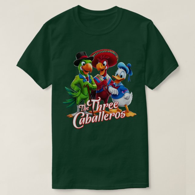 The Three Caballeros T-Shirt (Design Front)