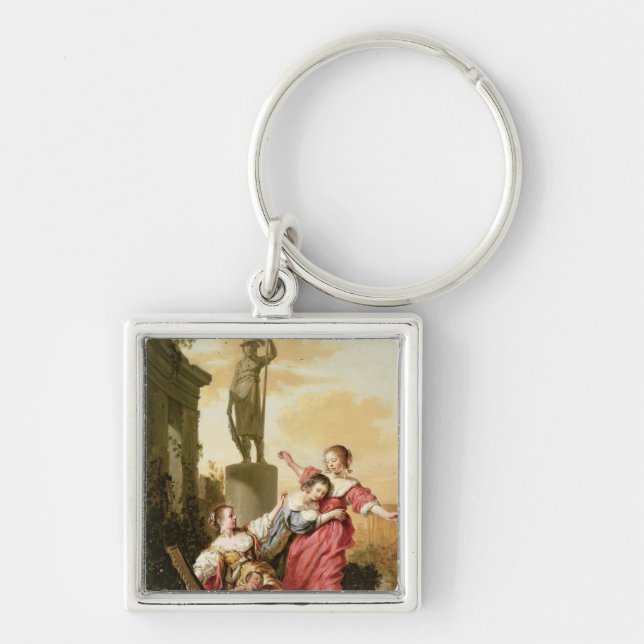 The Three Daughters of Cecrops Key Ring (Front)
