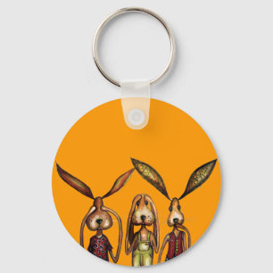 The three evils key ring