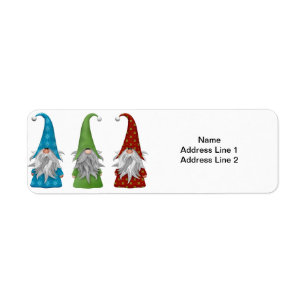 The Three Gnomes Return Address Label