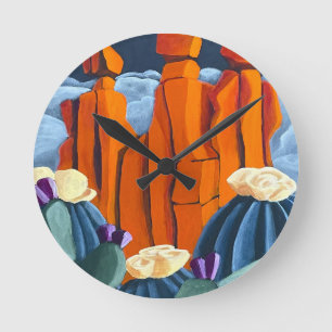 The Three Gossips  Round Clock