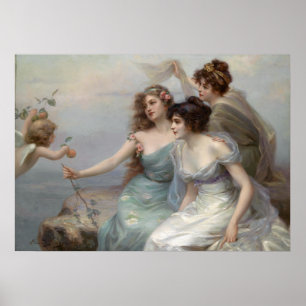 The Three Graces by Édouard Bisson - poster