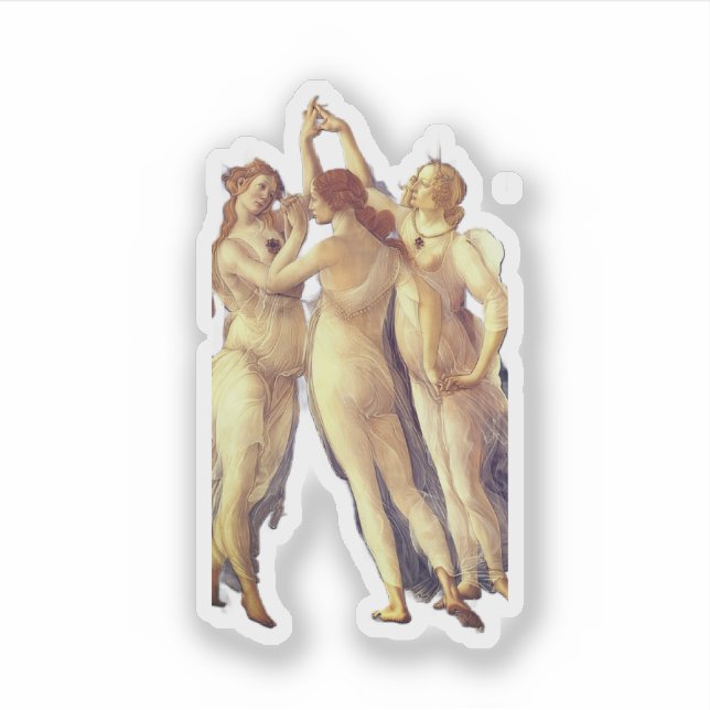 The Three Graces - detail, Primavera by Boticelli (Front)
