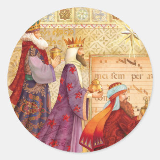 The Three kings Classic Round Sticker