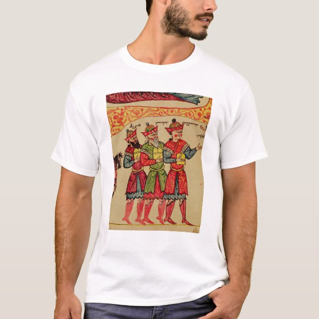 The Three Magi, detail from the Nativity T-Shirt (Front)