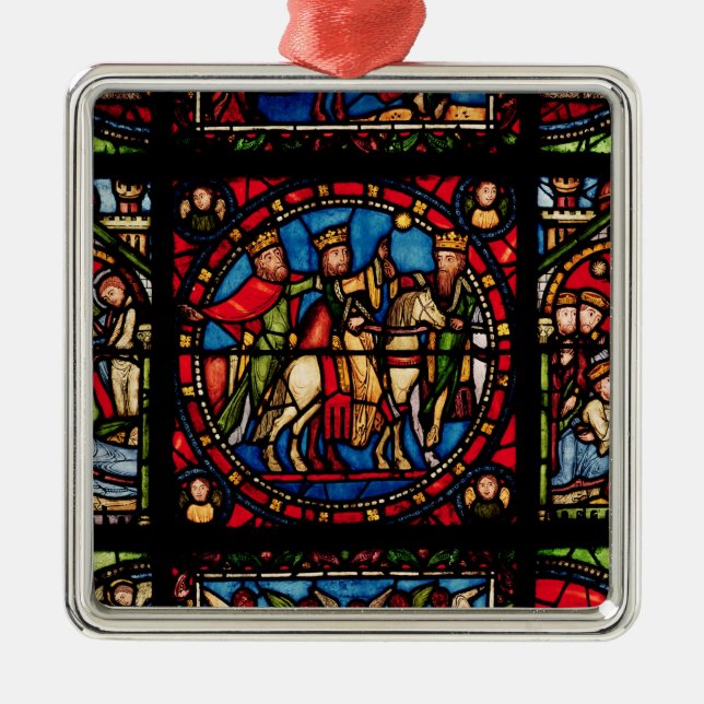 The Three Magi Metal Tree Decoration (Front)