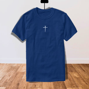 The Three Nails White Cross Christian T-Shirt