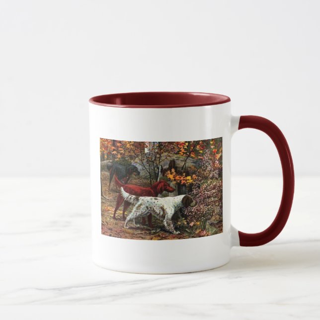 The Three Setters Ceramic Ringer Mug (Right)
