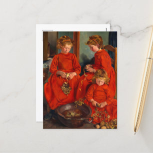 The Three Sisters by Leon Frederic Holiday Postcard