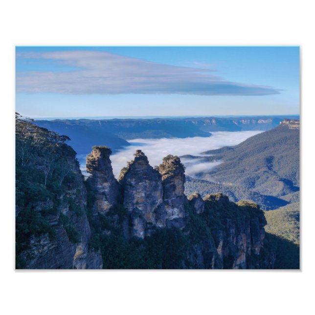 The Three Sisters, The Blue Mountain - Photo Print (Front)
